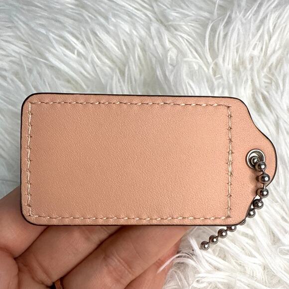 2.5" COACH Fob Bag Charm Hang tag Hangtag - Picture 2 of 2